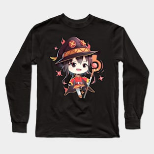 Konosuba Cute Chibi Megumin ! Long Sleeve T-Shirt